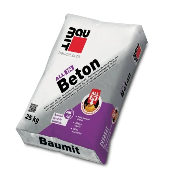 Beton uscat Baumit All in Beton (beton, șapă, mortar), 25kg