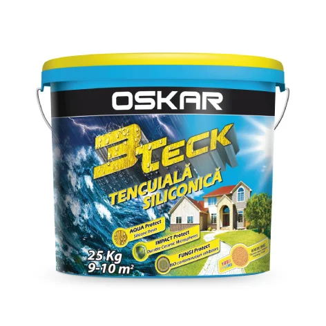 Декоративная силиконовая штукатурка Oskar 3Teck (барашек), 25кг