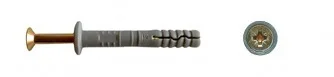 Diblu cu guler cu surub cui 6x40mm 100buc