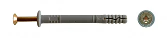 Diblu cu guler cu surub cui 6x80mm 100buc
