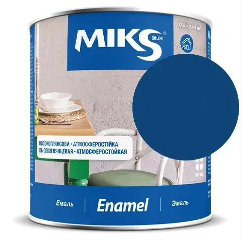 Email alchidic Miks Color albastru, 2.8kg