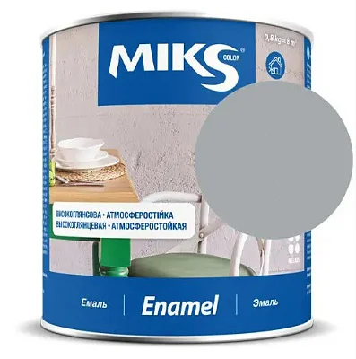 Email alchidic Miks Color cenușiu-deschis, 2.8kg