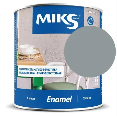 Email alchidic Miks Color сenușiu, 2.8kg