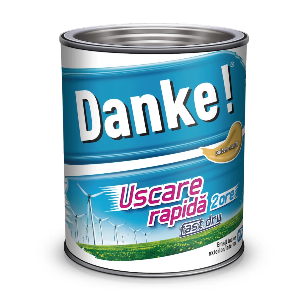 Email DANKE! uscare rapida, galben mustar, 2.5l