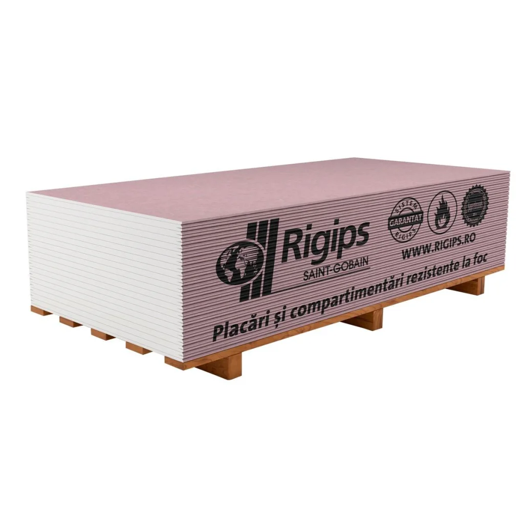 Гипсокартон огнестойкий Rigips 2600x1200x12.5мм