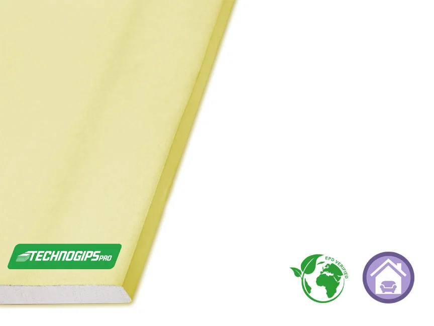 Гипсокартон Technogips Acustic 2000x1200x12.5мм