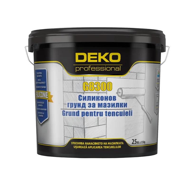 Grund siliconic pentru tencuiala decorativa DEKO G8300, 15kg