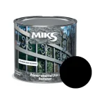 Грунт-эмаль 3 в 1 молотковый эффект Miks Color черный, 0.65кг