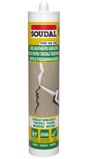 Mastic acrylic structural Soudal alb, 280ml