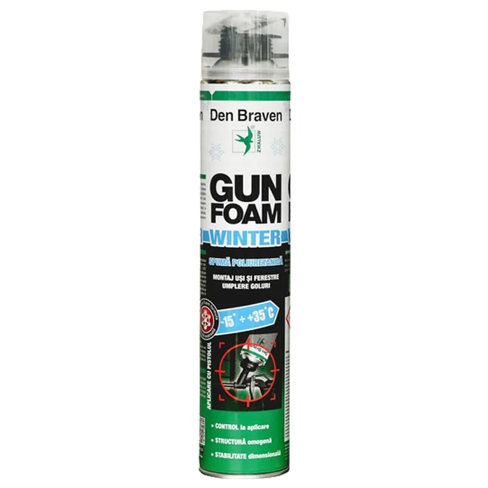 Пена монтажная для пистолета Gunfoam Extra Winter 750мл
