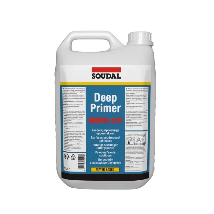 Профессиональный праймер под паркетный клей Soudal Deep Primer WBPR-21P 5л