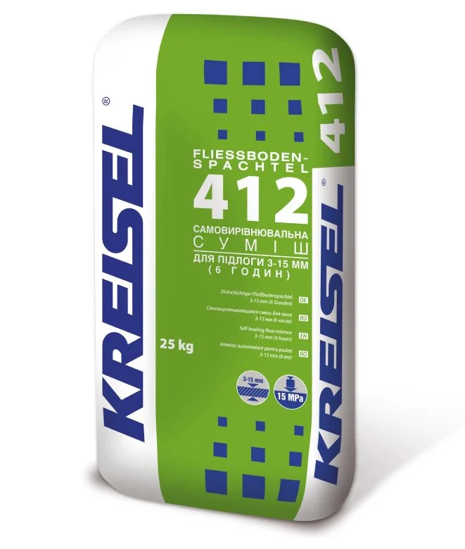 Самовыравнивающаяся смесь Kreisel 412 (3-15 мм), 25кг