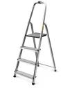 Scara dubla aluminiu 1x4 trepte, inaltimea 145cm