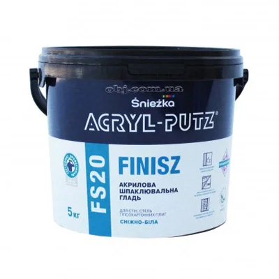 Шпатлевка ACRYL-PUTZ FS20 FINISZ, 5кг