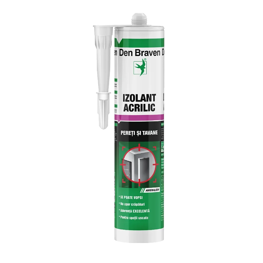 Silicon acrilic alb Den Braven 280ml
