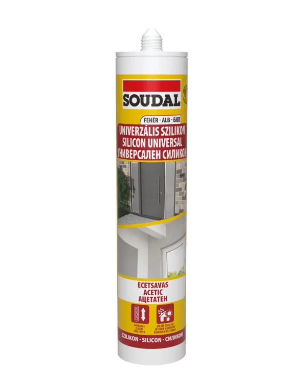 Silicon universal Soudal alb 280ml