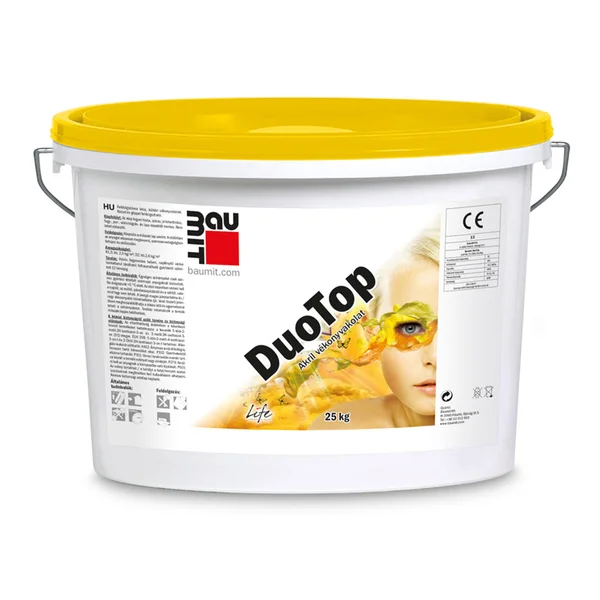 Tencuiala decorativa acrilica Baumit DuoTop K1.5 (bob de orez), 25kg