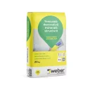 Tencuială decorativă minerală – weber MIN100 R3 (scoarță de copac), 20kg