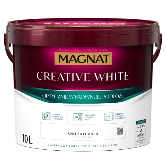 Vopsea latex Magnat Creative White 10L