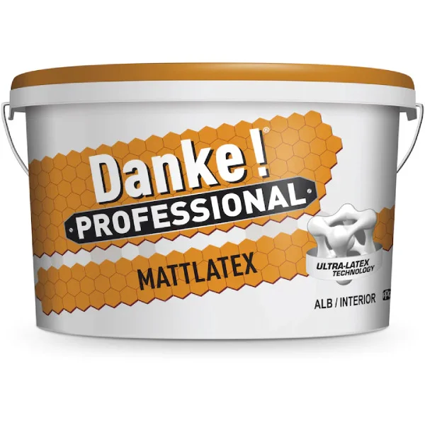 Vopsea lavabila Danke Professional Mattlatex, 2.5 L